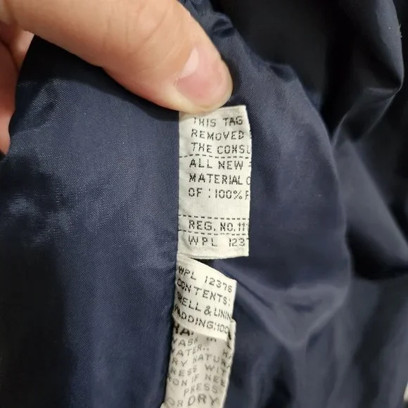 Vintage Golden Collection Pioneer Wear Women's Puffer Ski Vest Blue White Sz XL - Picture 12 of 15